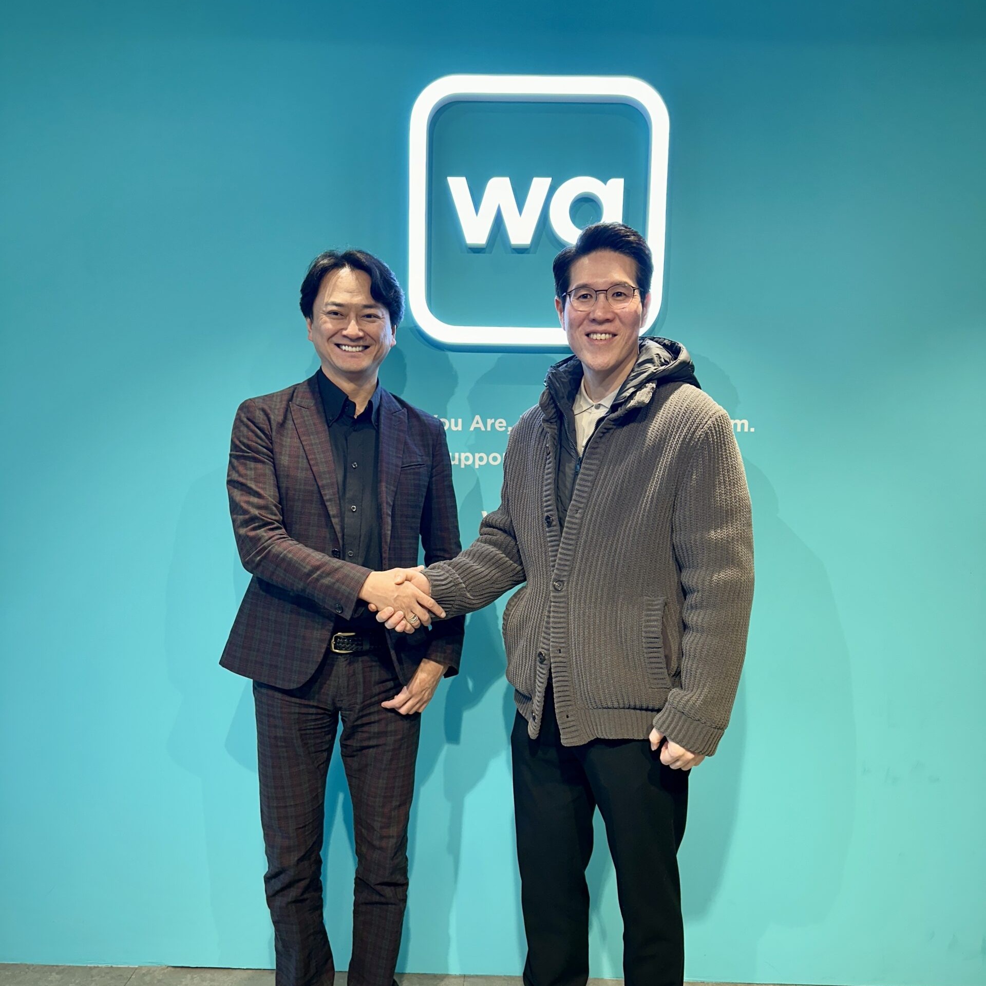韓国 Wadiz 公式パートナーシップ提携 申代表（Shin）と大竹秀明