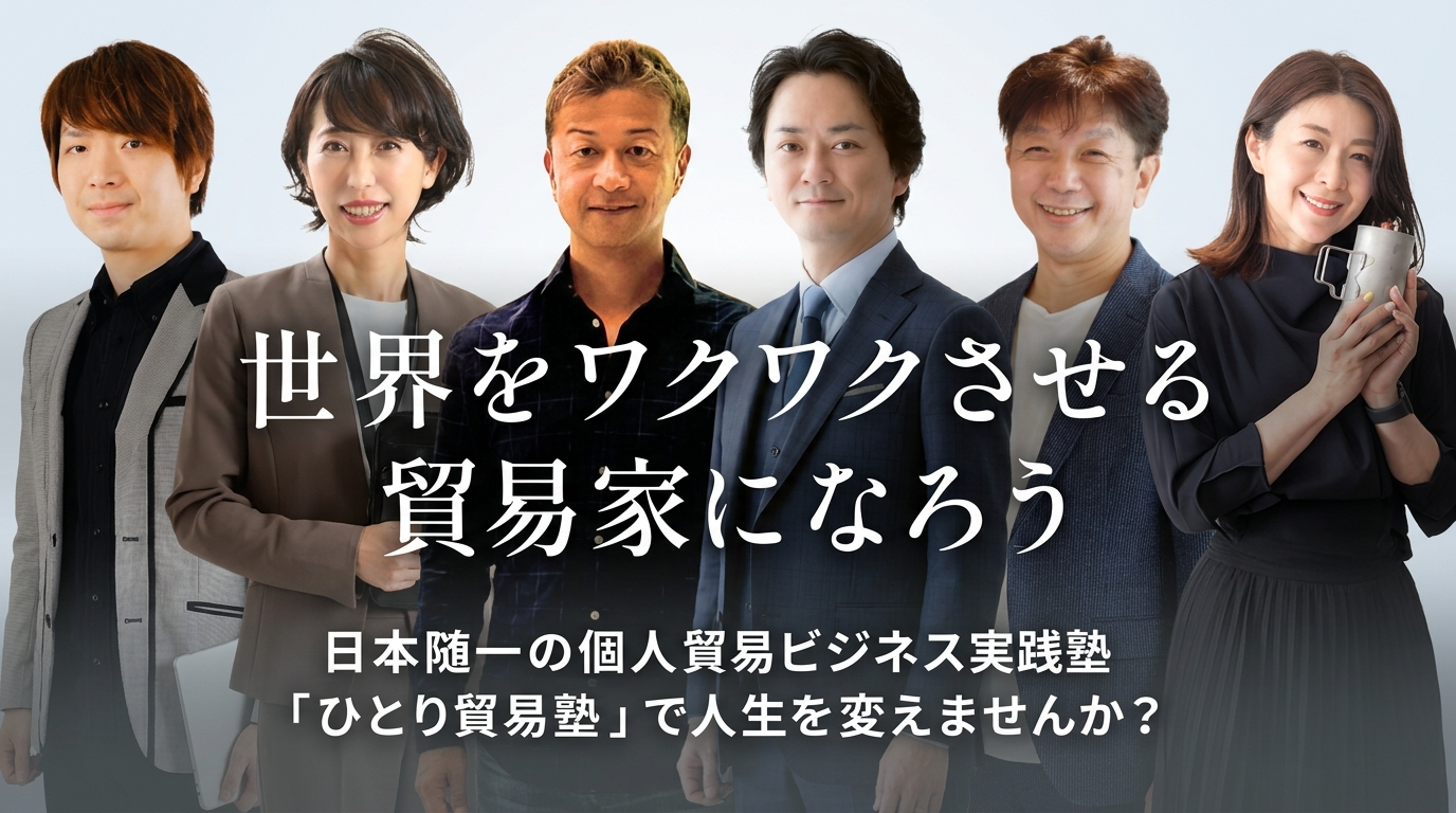 ひとり貿易塾 - 副業ではじめる在庫を持たない貿易ビジネス